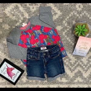 Girls denim Osh Kosh shorts